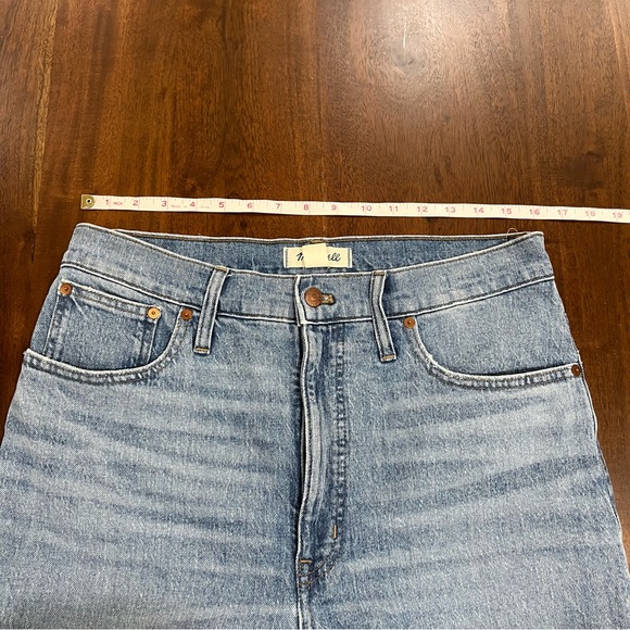 Madewell The Perfect Vintage Straight Jean in Reinhart Wash Size 30 - Picture 10 of 12
